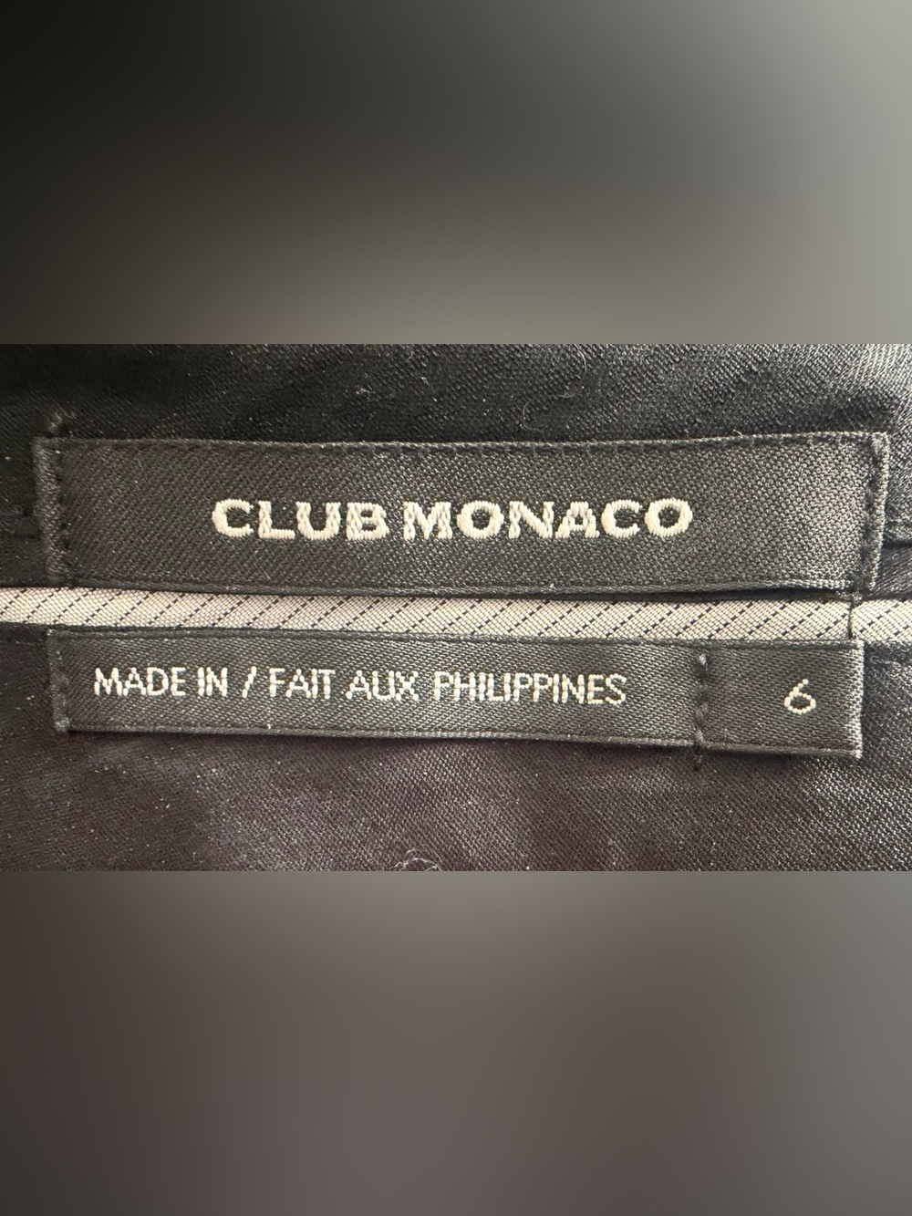 Club Monaco Women’s Charcoal Grey Wool Pants Size 6 - Picture 3 of 6